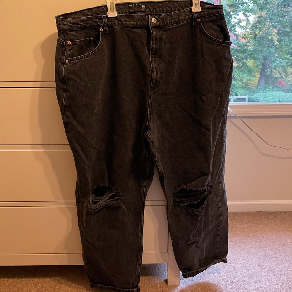 ASOS Curve black/grey boyfriend jeans! size 20